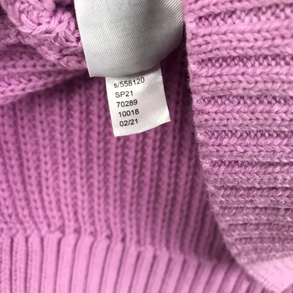 NWT Ann Taylor Purple Ombré Cardigan Size Large - Picture 9 of 9